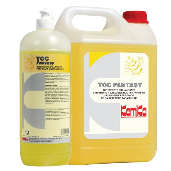 Detergente brillantante profumato TOC MELA 5 kg - cf 2 pz