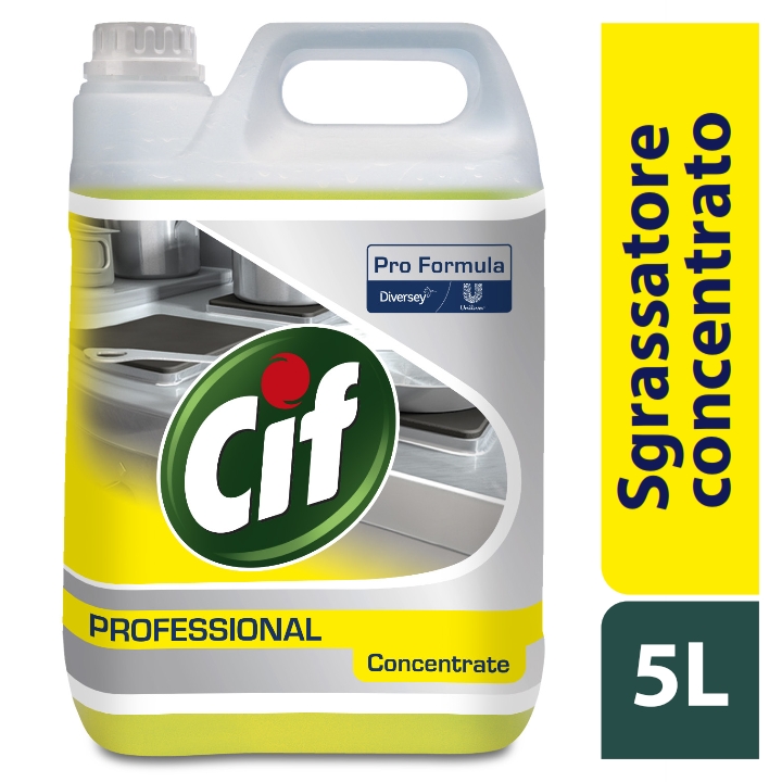 Cif detergente sgrassante cucina concentrato 5 lt - 2 ta x ct