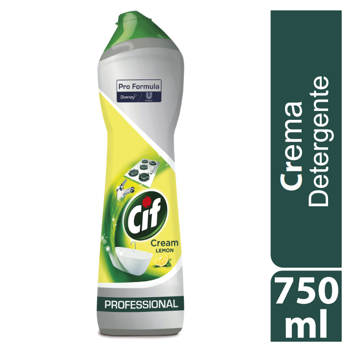 Cif Crema Limone detergente bagno e cucina 750 ml - 8 pz x ct