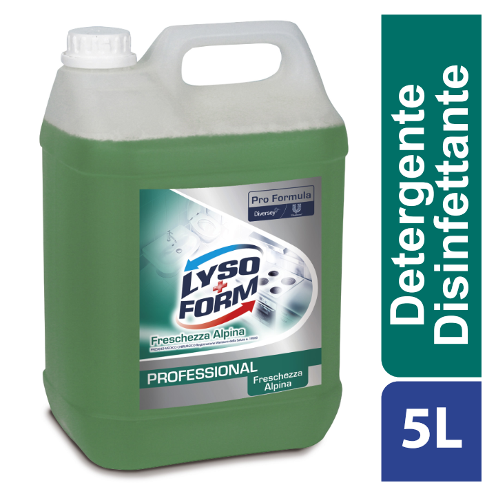 Lysoform Pro freschezza alpina Plus PMC disinf. det. deo.5lt - 2 ta x ct