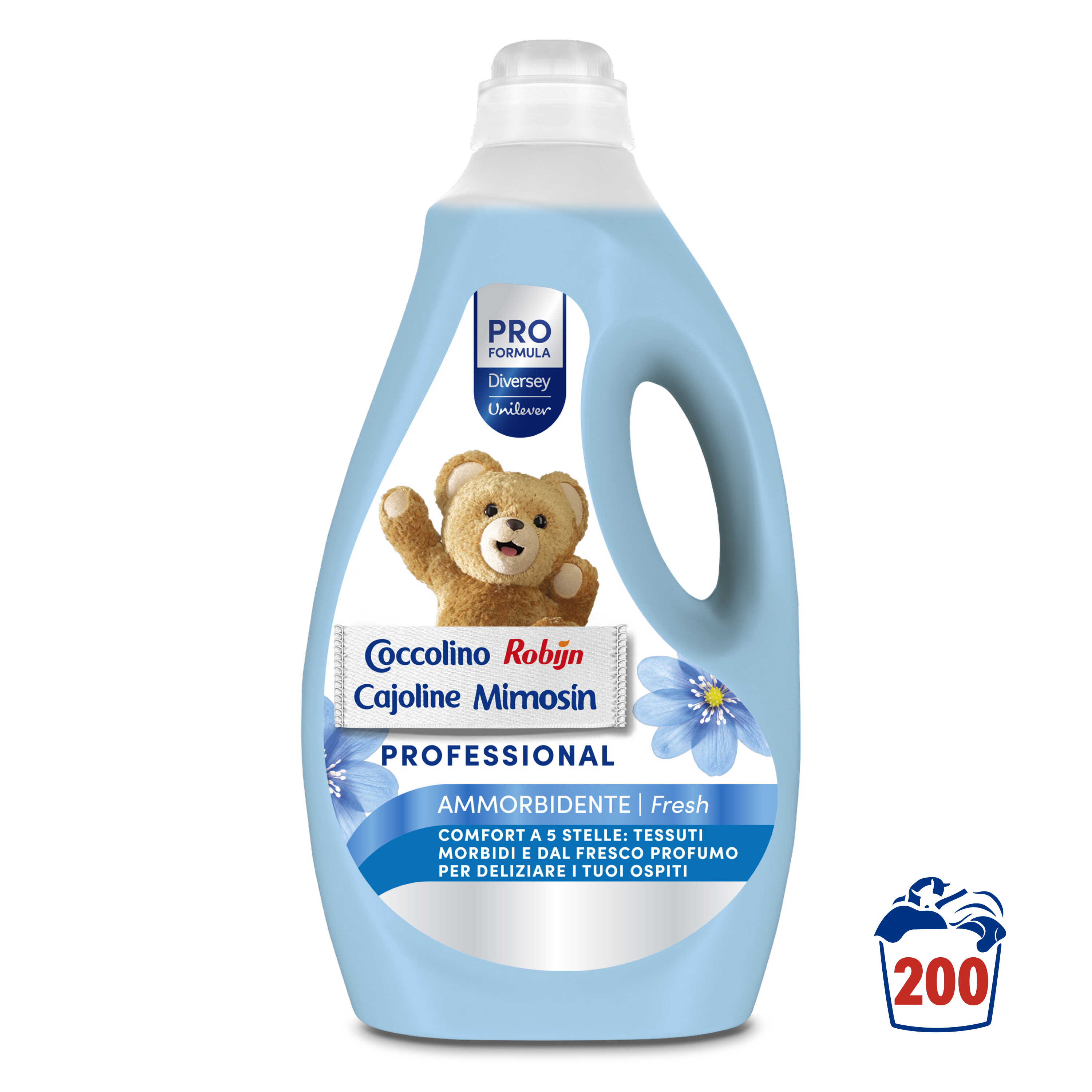 Coccolino Professional fresh ammorbidente concentrato 5 lt - 2 ta x ct