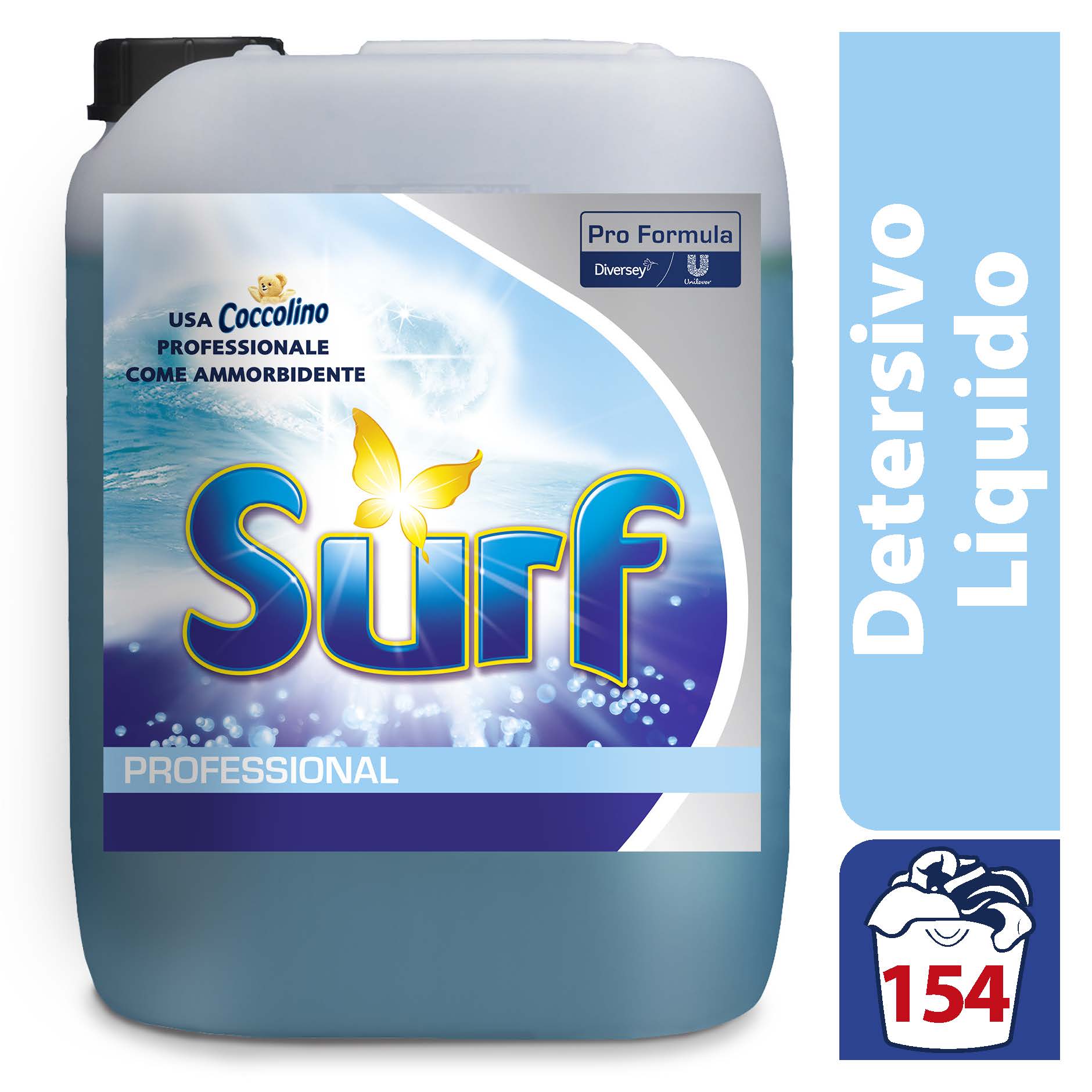 Surf detersivo liquido lavatrice concentrato 10 lt