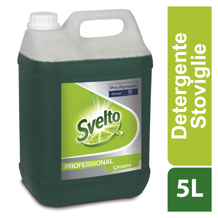 Svelto Liquido Più Limone detergente manuale stoviglie 5 lt - 2 ta x ct