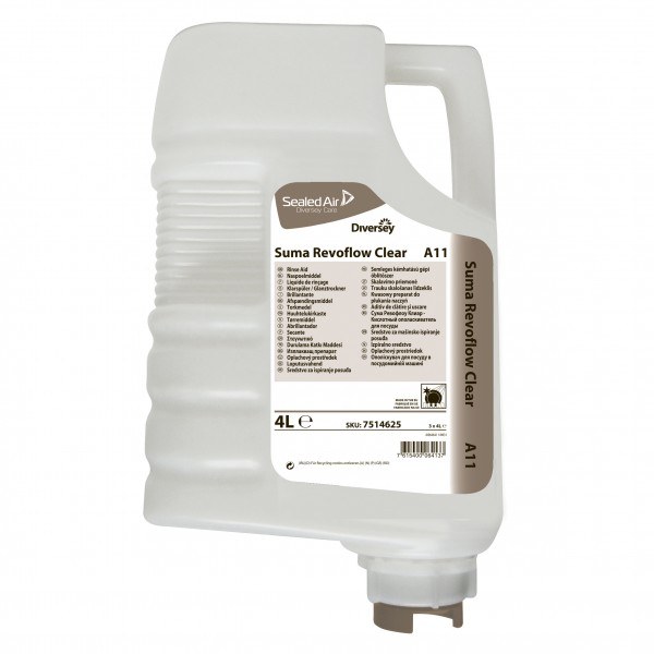 Suma Revoflow Clear A11 brillantante flacone 4lt.- 3 pz x ct