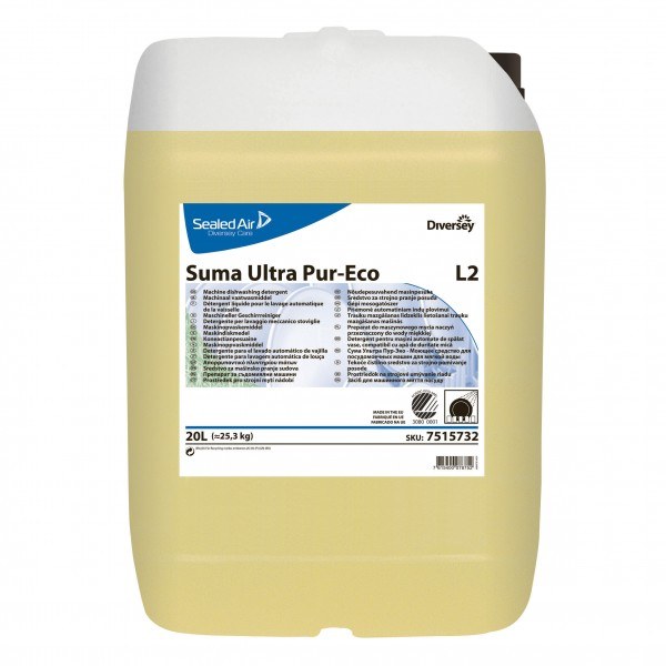 Suma Ultra Pur-Eco L2 detergente conc. alta alcalinità 10 lt