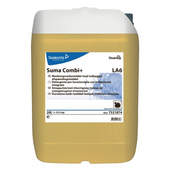 Suma Combi LA6 detergente brillantante ta lt.5 - 2 ta x ct