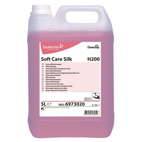 Soft Care Silk 3 in 1 detergente mani corpo capelli 5 lt - 2 ta x ct