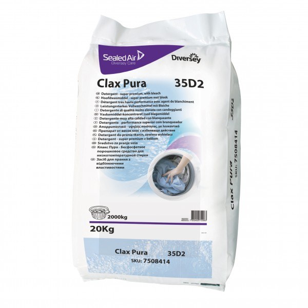 Clax Pura 35D2 detergente polvere 20kg.