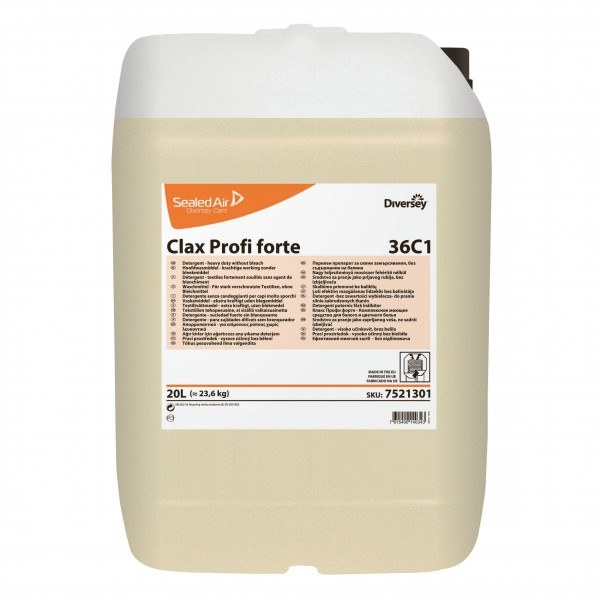 Clax Profi forte 36C1 detergente strutturato acque dure 20 l