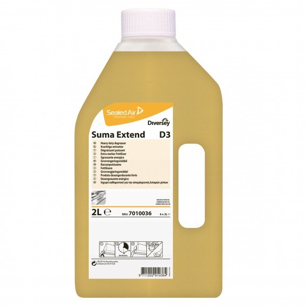 Suma Extend D3 sgrassante alcalino PU-cf 6 flac+spruz 750 ml - 6 pz x ct