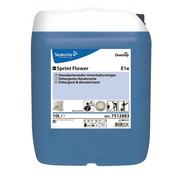 Taski Sprint Flower detergente deo arredi e pavimenti 1 lt - 6 pz x ct
