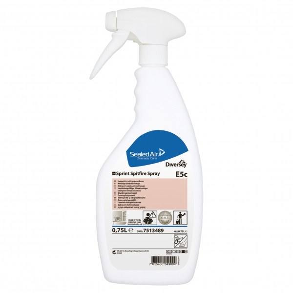 Taski Sprint Spitfire Plus deterg. grasso inchiostro 5 lt - 2 ta x ct
