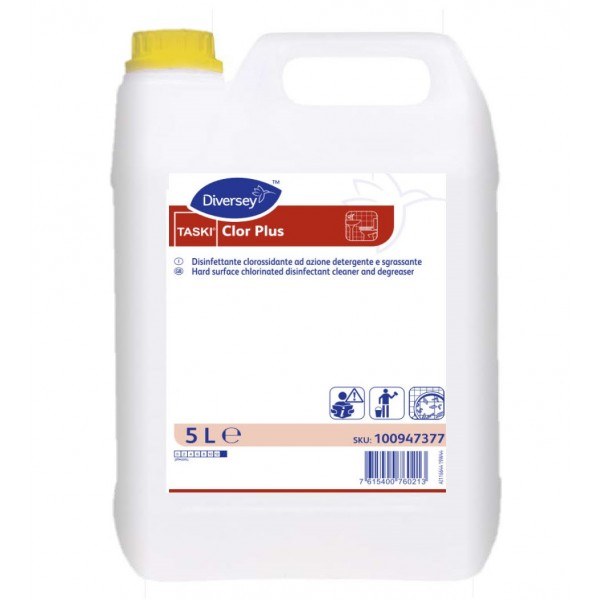 Taski Clor Plus 2x5 lt disinfettante detergente R.M.S. 20487 - 2 ta x ct