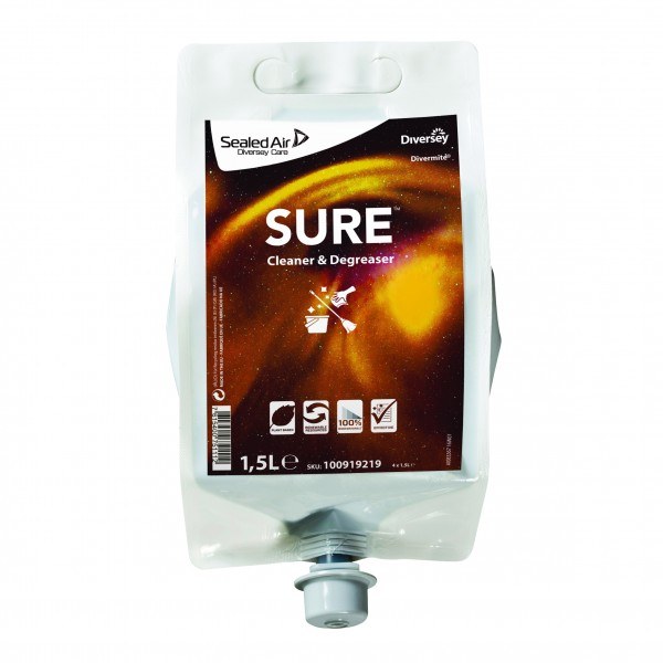 Kit bottiglie vuote Divermite Sure Cleaner&Degreaser 750 ml - 6 pz x ct