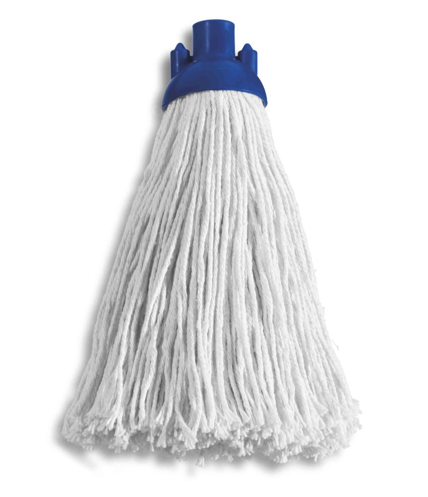Mop cotone 220 gr. vite filo fine Master Lux attacco blu