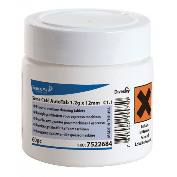 Suma Café AutoTab 1.2g x 12mm C1. pastiglie macchine semiaut - 60 pz x cf - 2 cf x ct