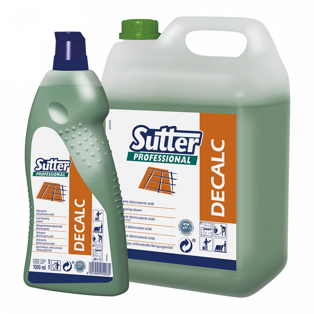 Decalc detergente igienizzante disincrostante 1 lt - cf 12 - 12 Fl x ct