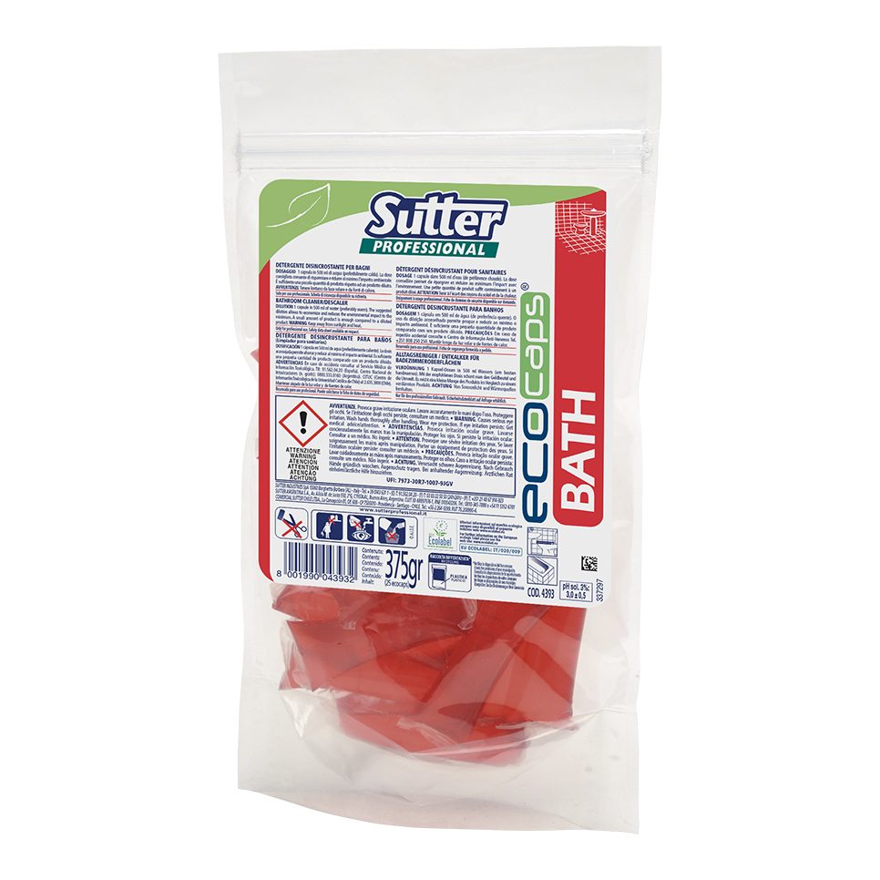 Bath Ecocaps detergente disincrostante bagno 15 gr. 25 pz - 3 Cf x ct