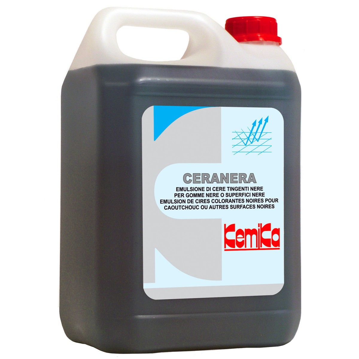 Emulsione di cera tingente nera CERANERA ta kg. 5 (2 pz)
