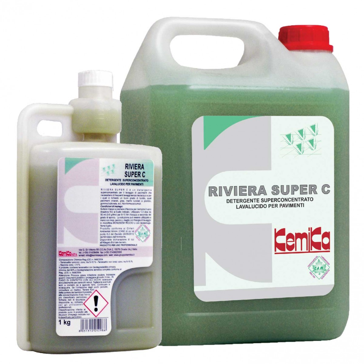 RIVIERA SUPER C Det. lavalucido superconc kg.1
