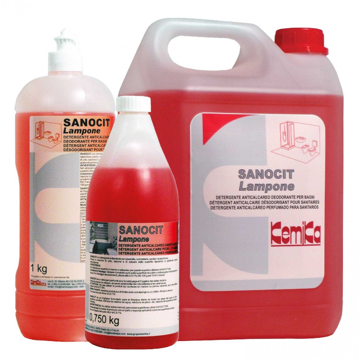 SANOCIT FRESH Detergente anticalcareo fl kg 1 cf 6 pz