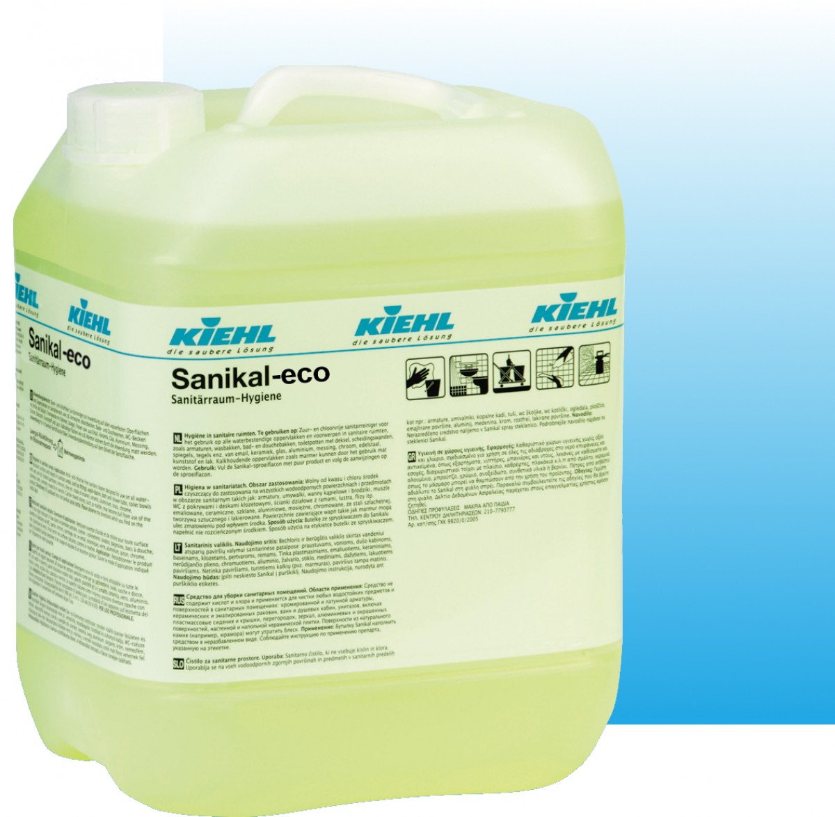 Detergente igienizzante Sanikal eco ta lt. 10