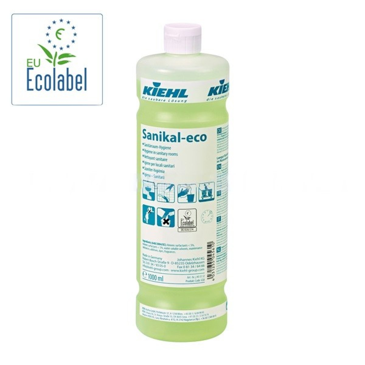 Sanikal-eco detergente igienizzante bagno Ecolabel 1 lt