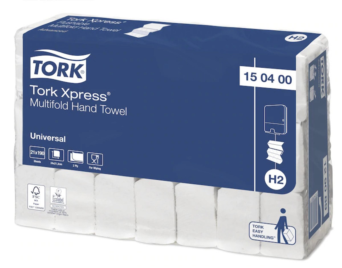 Asciugamani piegati a Z Tork Xpress Universal H2 ct 21x190 pz