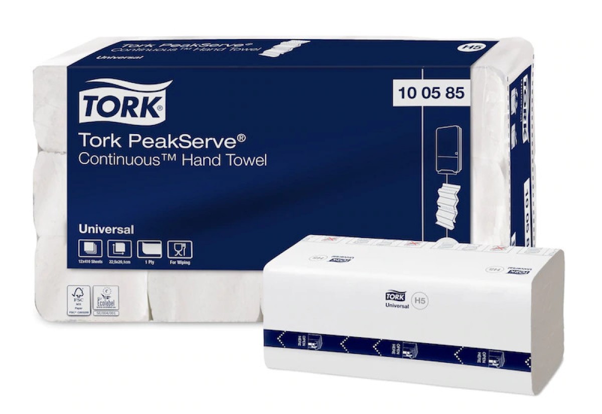 Asciugamani Tork PeakServe Universal 1v 22,5x20 cm - 12x410 pz H5