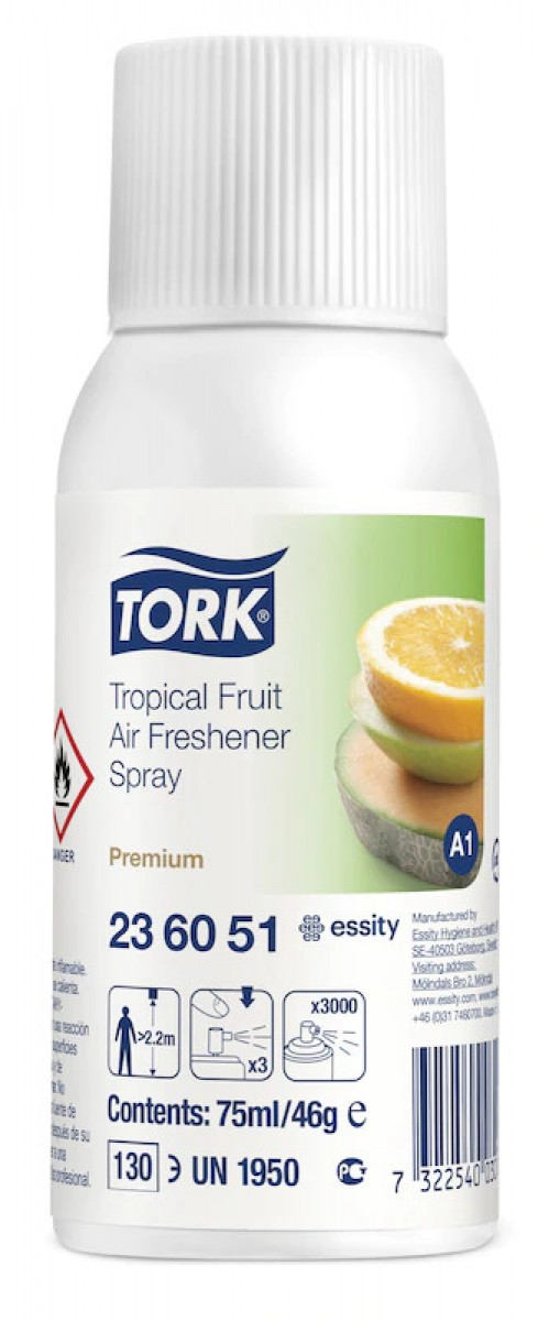 Deodorante spray Tork Frutti tropicali 75 ml ct 12 pz A1
