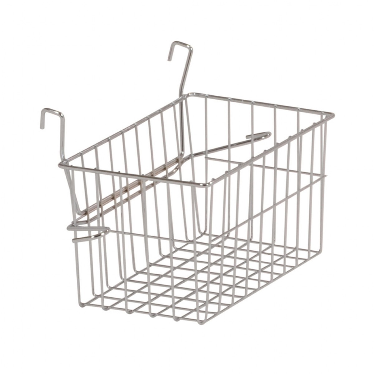 Cestino a rete cromato per maniglia carrello mop