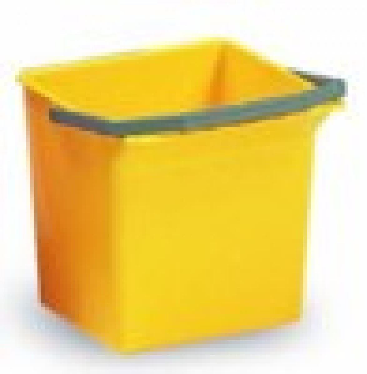 Secchio 6 lt graduato giallo per carrello