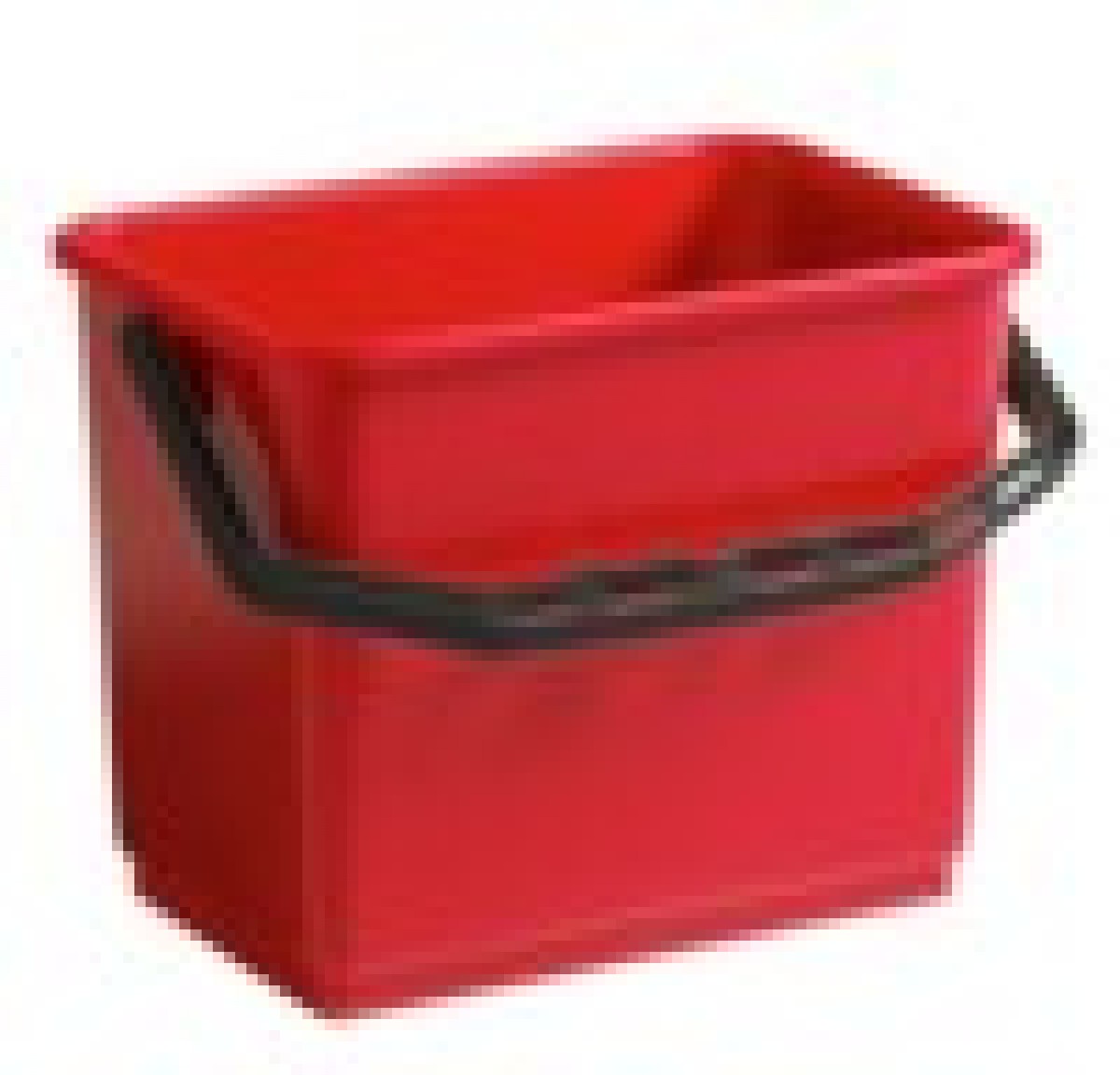 Secchio 6 lt graduato rosso per carrello