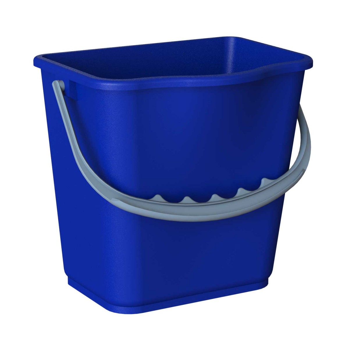 Secchio 5 lt blu per carrello