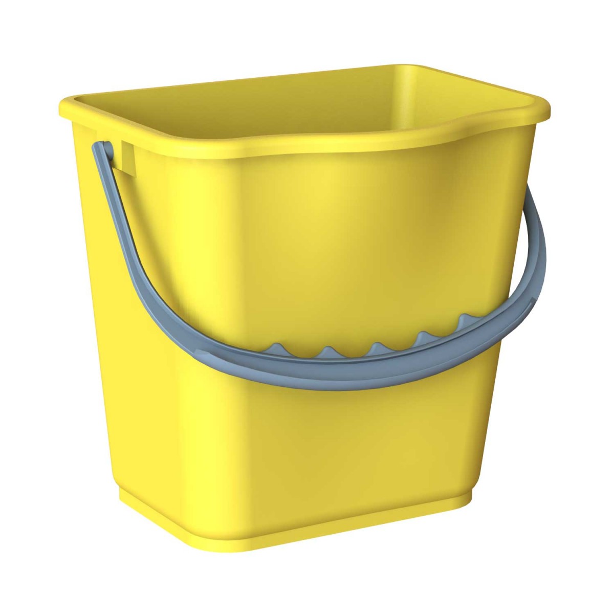 Secchio 5 lt giallo per carrello