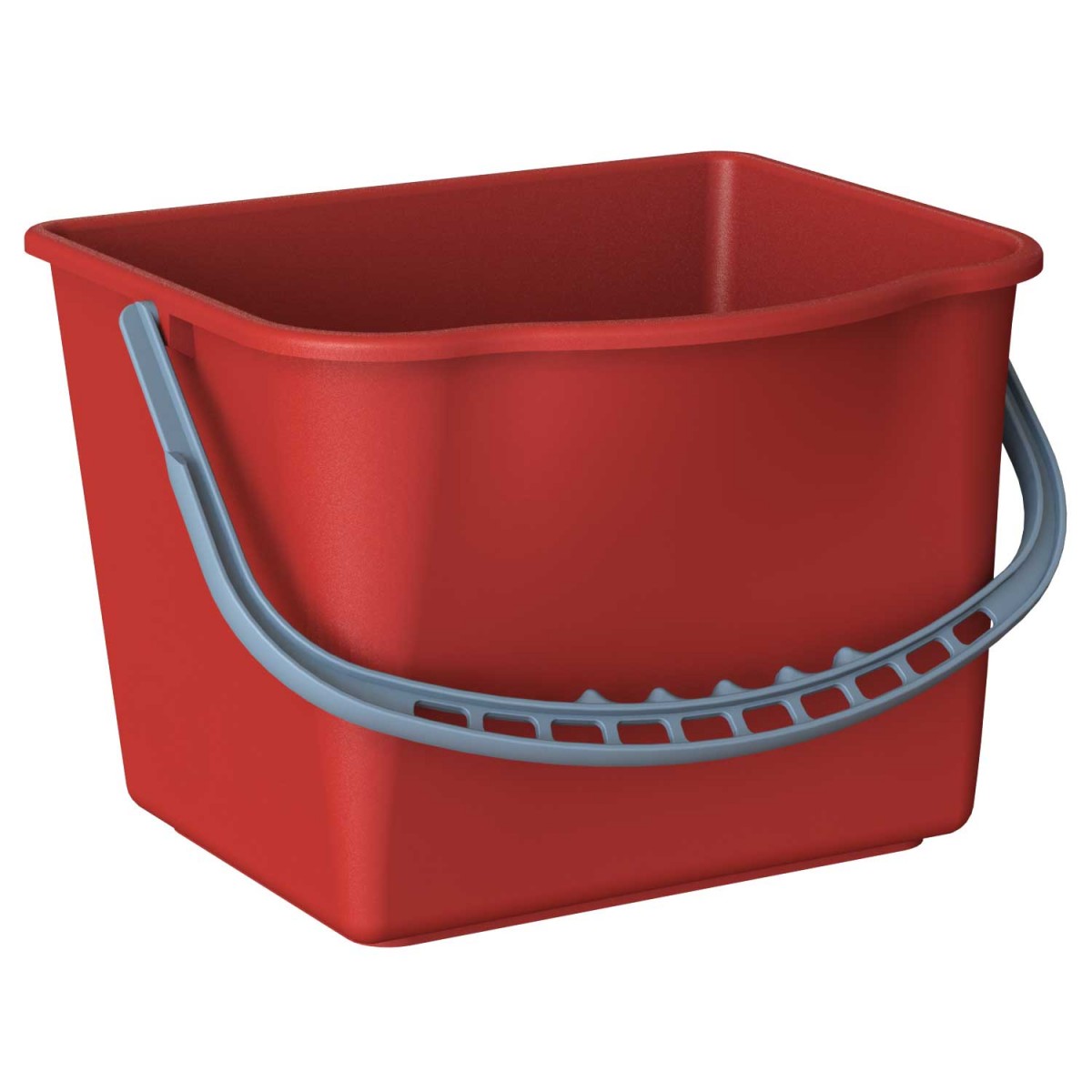 Secchio 10 lt rosso per carrello