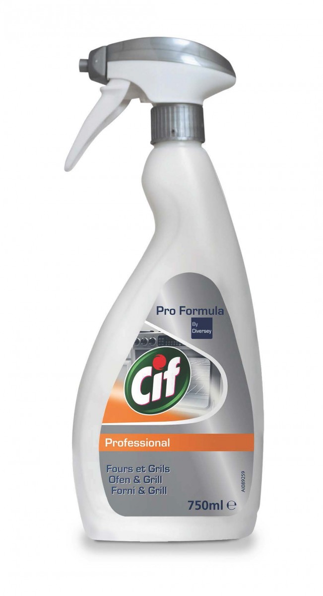 Cif Forni & Grill detergente energico alcalino 750 ml - 6 pz x ct