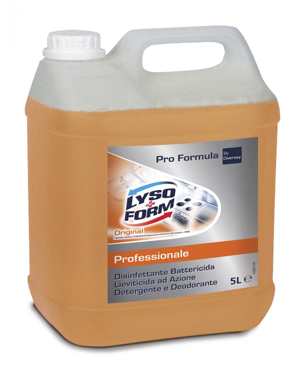 Lysoform Pro Original disinfettante detergente deod. 5 lt - 2 ta x ct