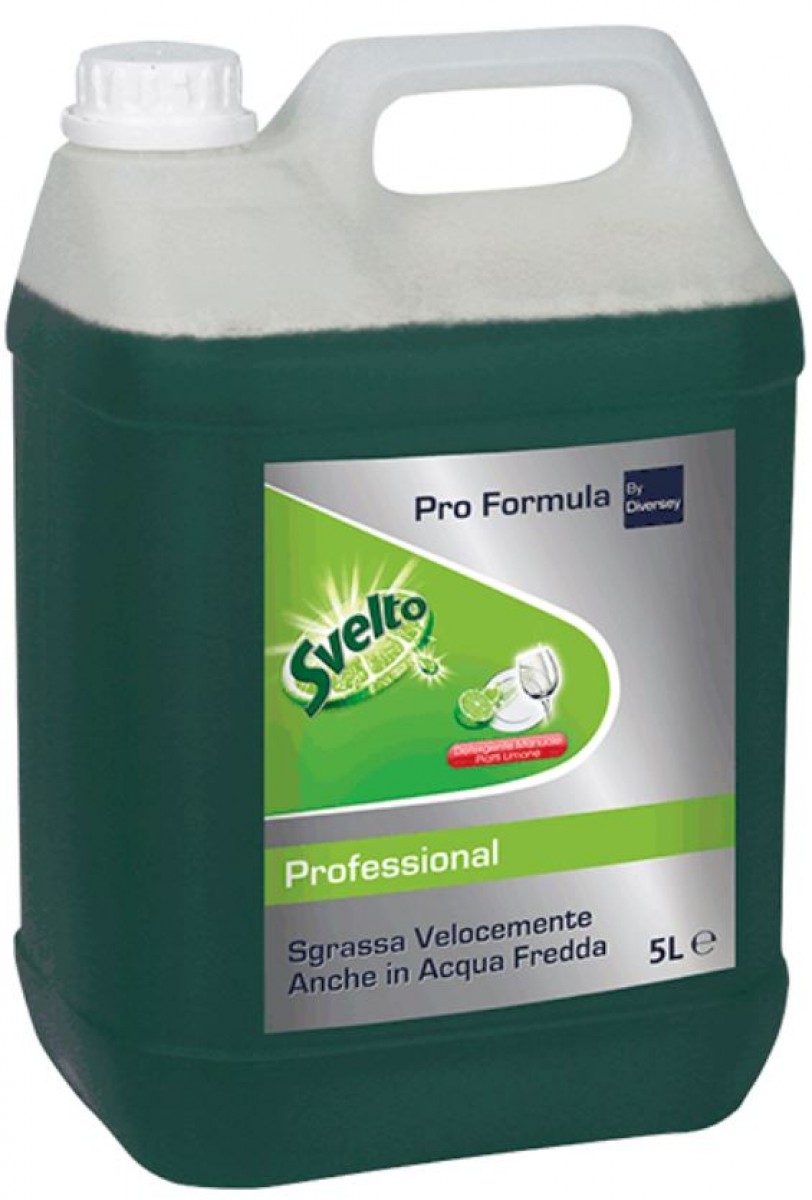 Svelto Liquido Più Limone detergente manuale stoviglie 5 lt - 2 ta x ct