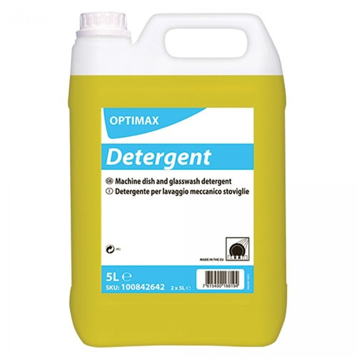 Optimax Detergent liquido per lavastoviglie lt.5 - 2 ta x ct