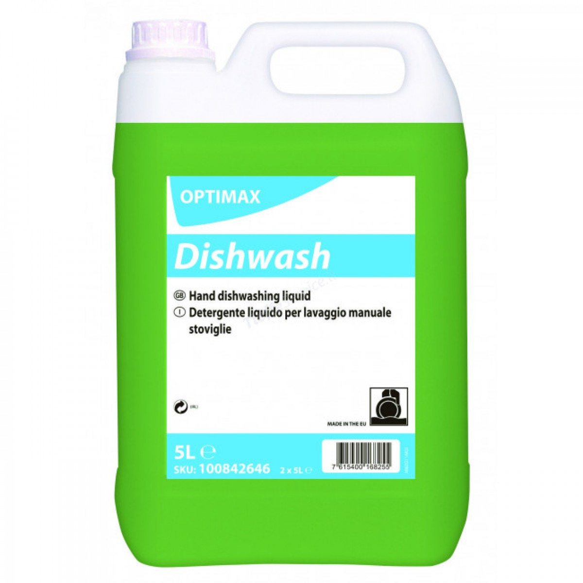 Optimax Dishwash detergente stoviglie a mano lt.5 - 2 ta x ct