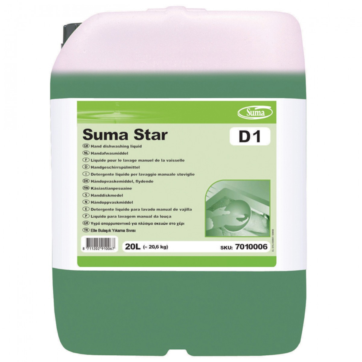 Suma Star D1 detergente piatti concentrato 20 lt