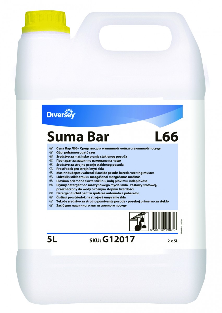 Suma Bar L66 detegente alcalino lavastoviglie ta 5 lt - 2 ta x ct