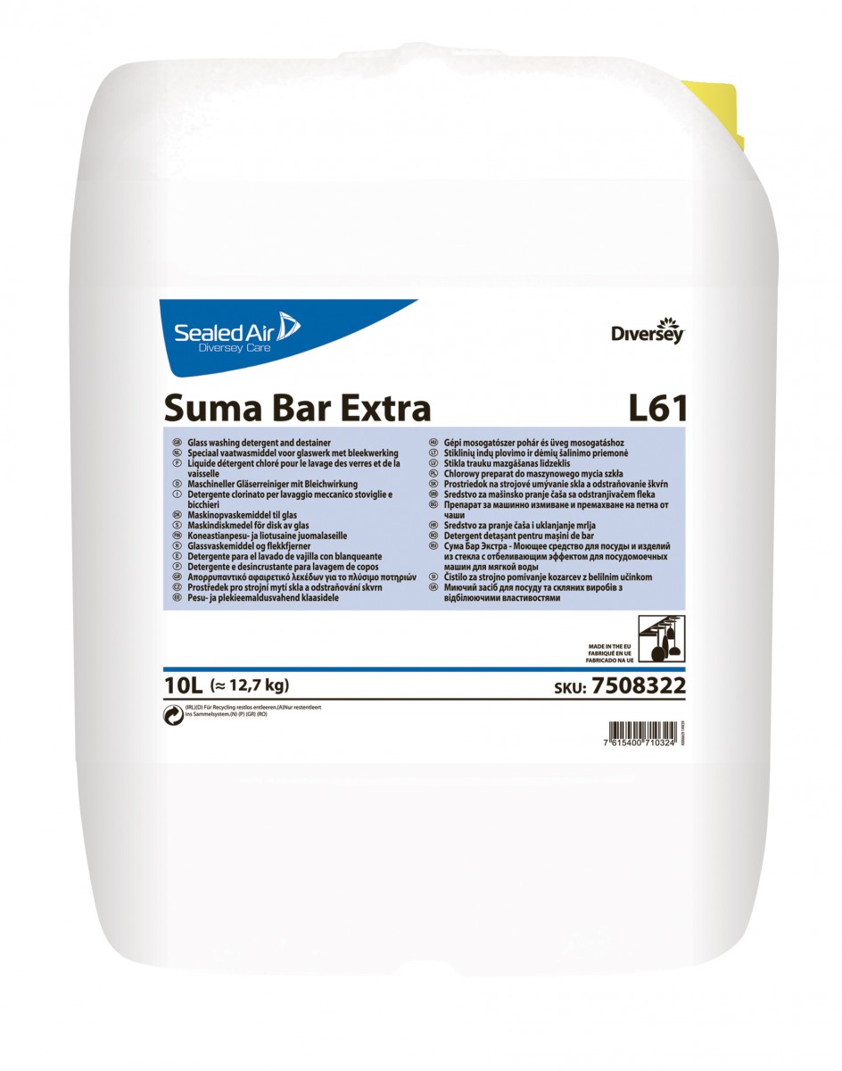Suma Bar Extra L61 detergente clorinato ta 10 kg