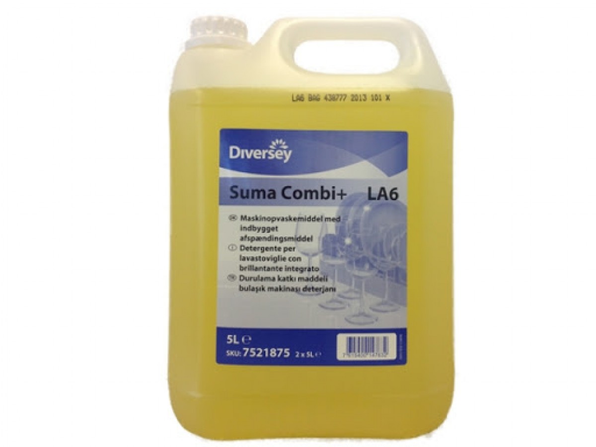Suma Combi LA6 detergente brillantante ta lt.5 - 2 ta x ct