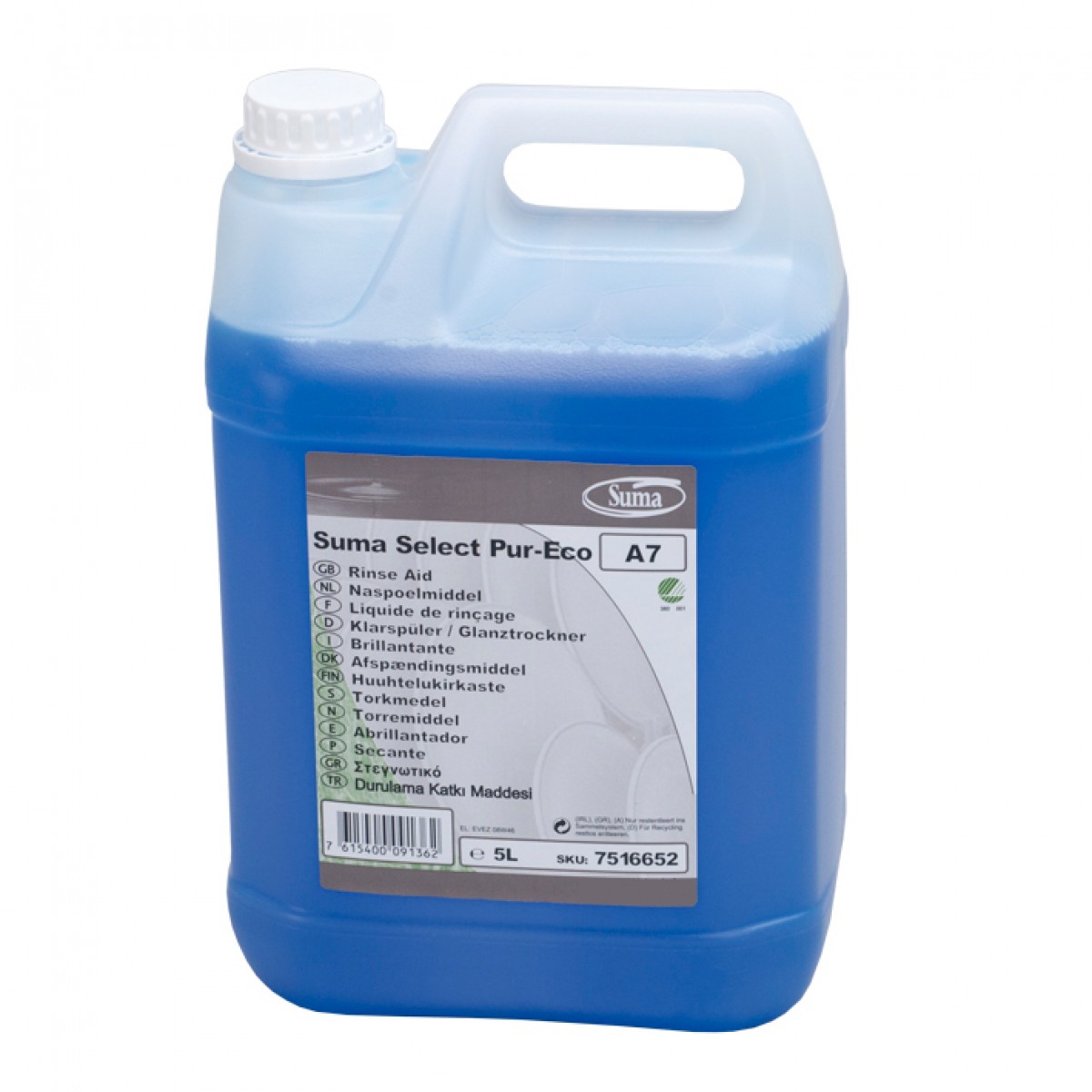 Suma Select Pur-Eco A7 lt.5 brillantante neutro conc. - 2 ta x ct
