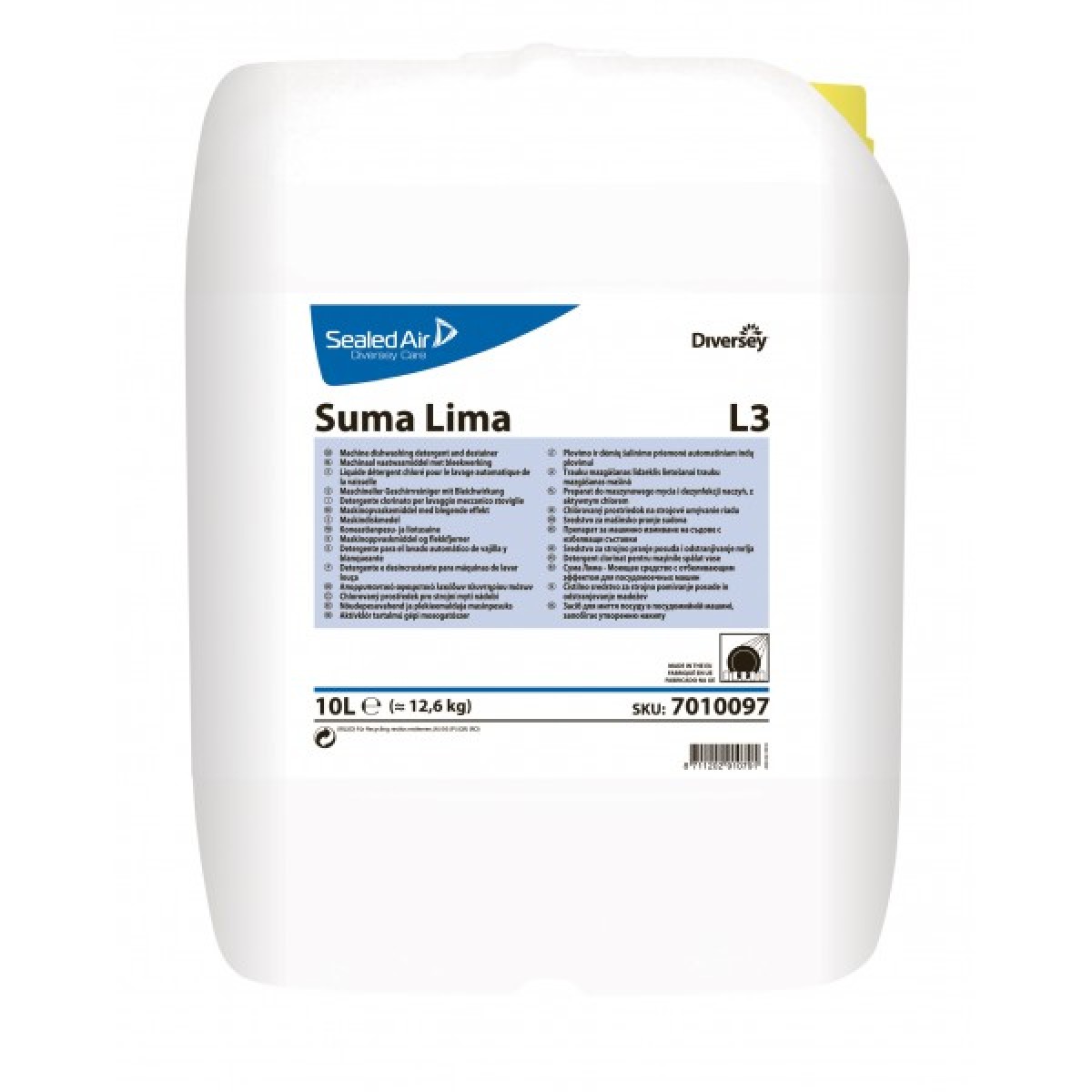 Suma Lima L3 detergente cloro acque medie dure 10 lt
