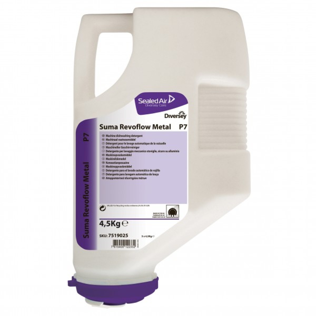 Suma Revoflow Metal P7 detergente polvere - 3 pz x ct