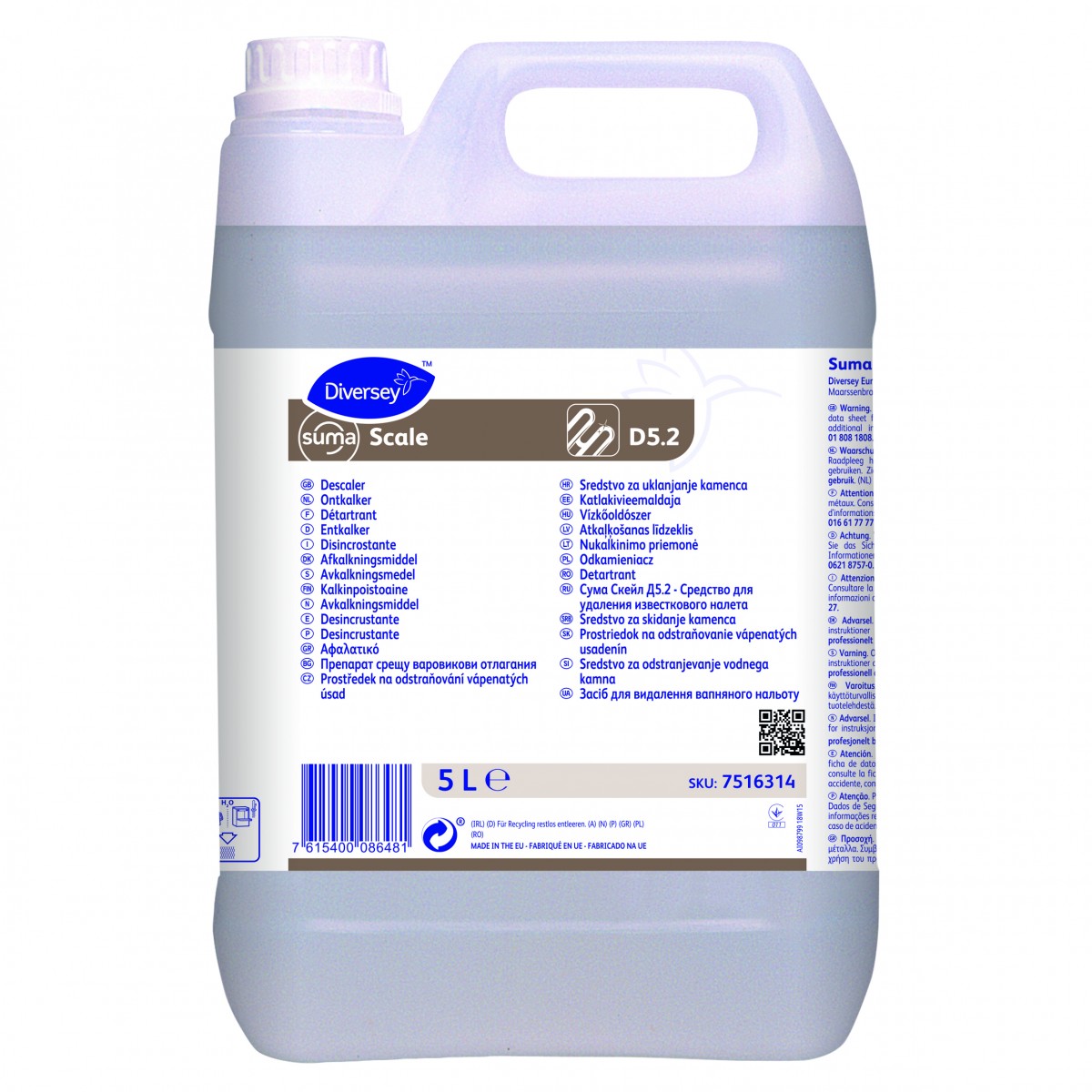Suma Scale D5.2 disincrostante 5lt - 2 ta x ct