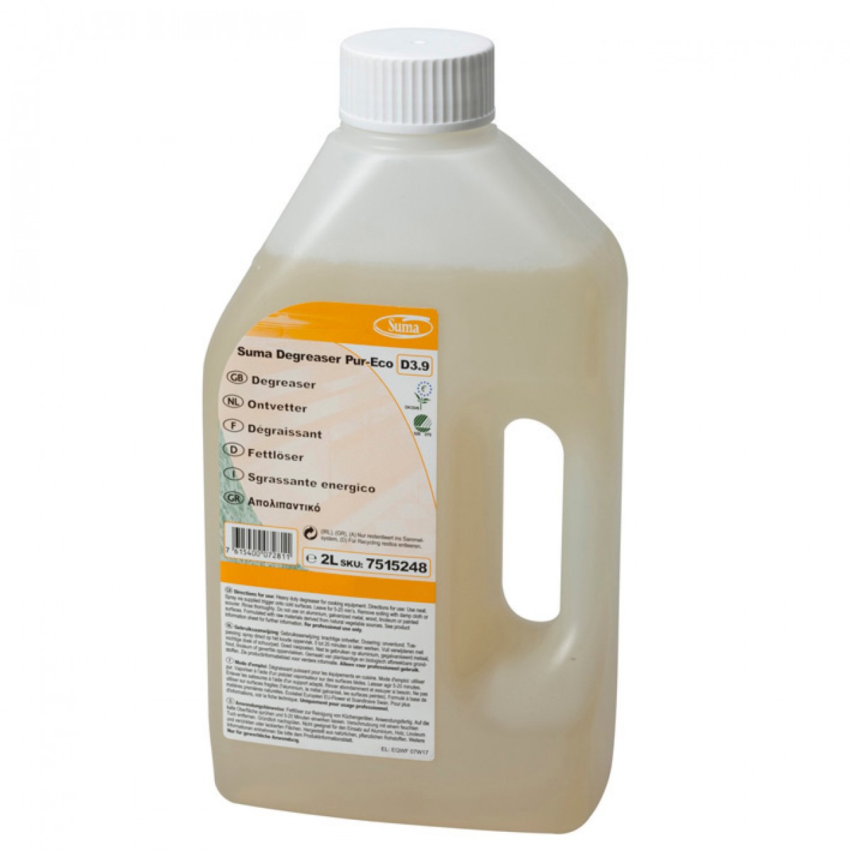 Suma Degreaser Pur-Eco D3.9 sgrassante forni e superfci 2 lt - 6 pz x ct